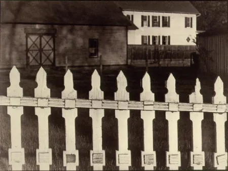 White Fence©Paul Strand. All Rights Reserved.